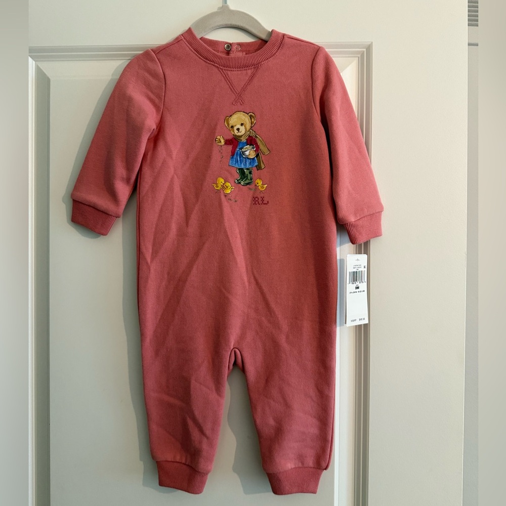 ❌SOLD❌Ralph Lauren Pink Kids One Piece Size 9mos.